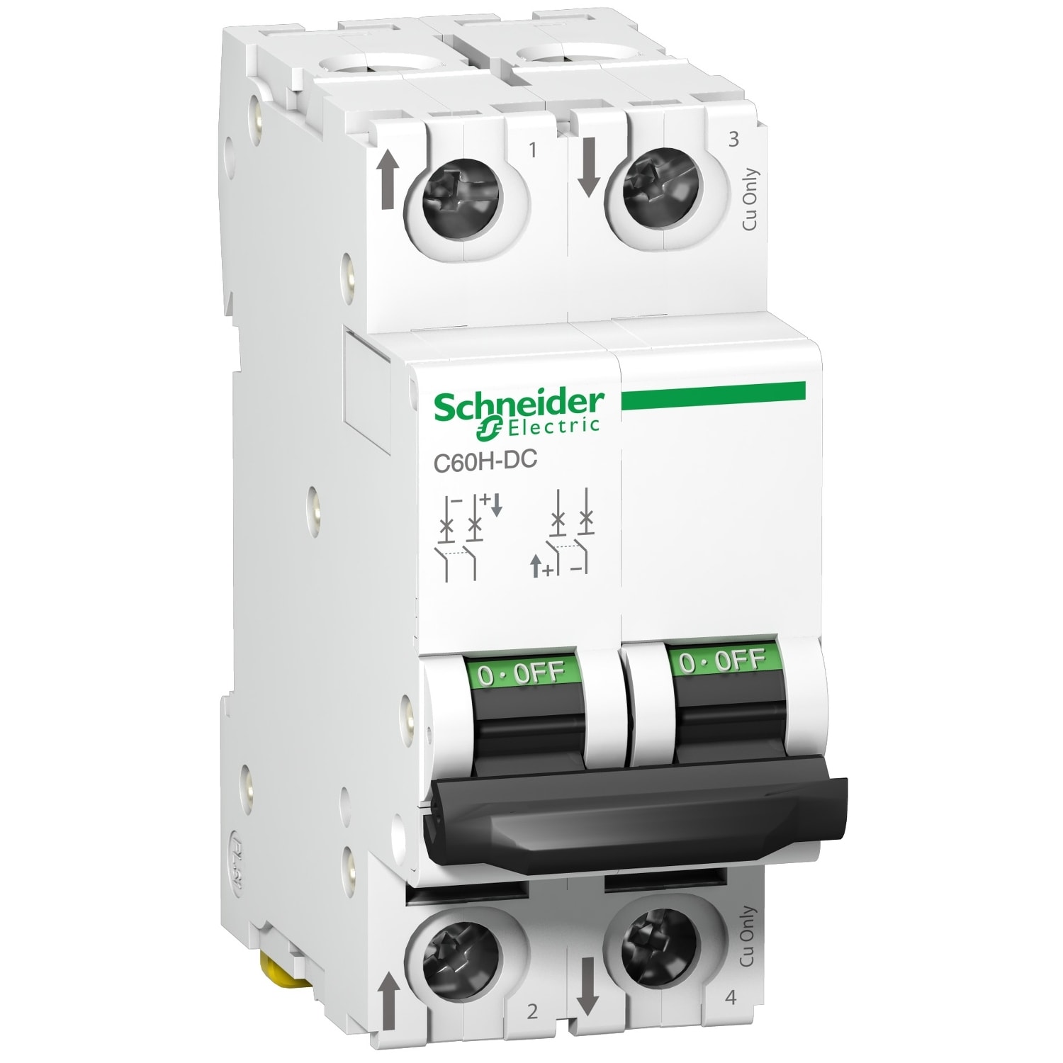 SCHNEIDER ELECTRIC - SNRA9N61539 C60H-DC 2P C 63A