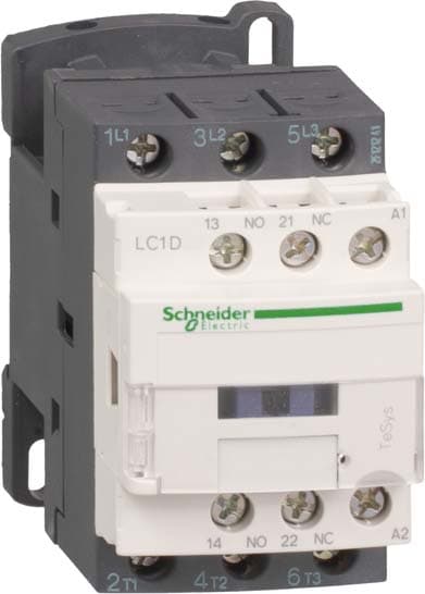 SCHNEIDER ELECTRIC - SNRLC1D12D7 Contattore TeSys LC1D - 3 poli - AC3 440V 12 A - 42 V AC