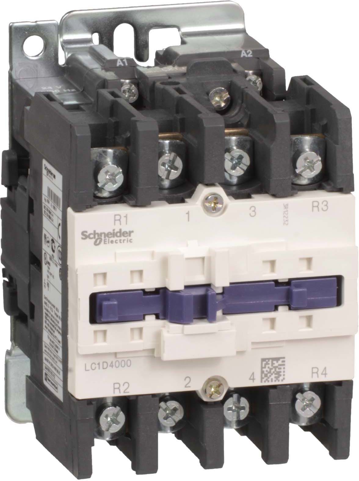 SCHNEIDER ELECTRIC - SNRLC1D40008F7 CONTATTORE 40A 110VAC 2+2P