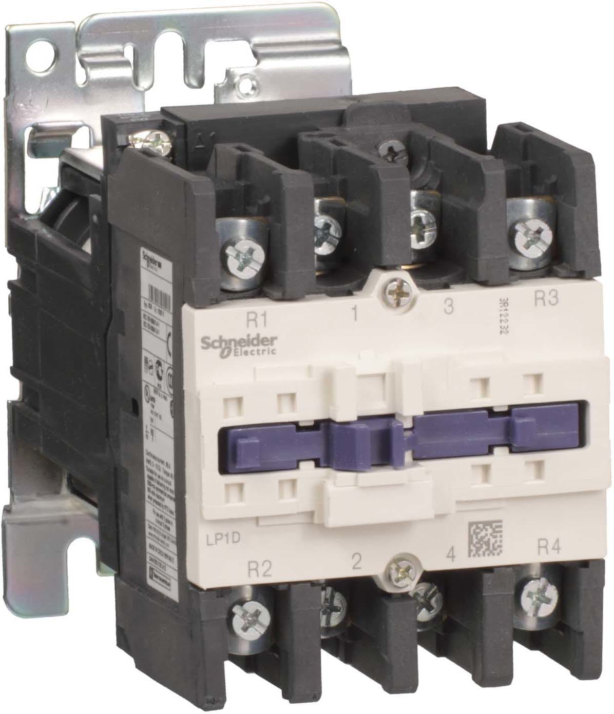 SCHNEIDER ELECTRIC - SNRLP1D40008FD Contattore TeSys LP1-D - 4 poli (2NO + 2NC) - AC1 440V 60 A - 110 V CC