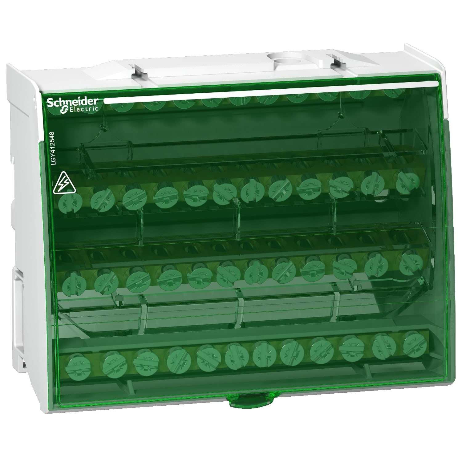 SCHNEIDER ELECTRIC - SNRLGY412548 Morsettiera tetrapolare - 125 A - 48 fori (4 x 12)