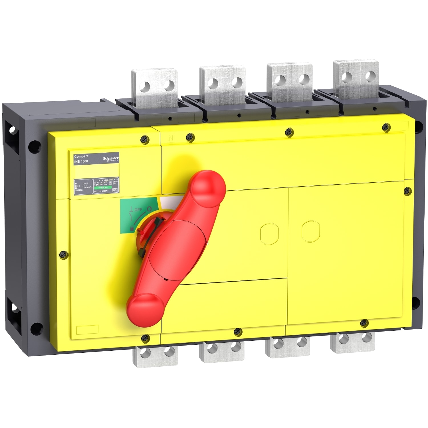 SCHNEIDER ELECTRIC - SNR31345 INS800 FISSO ANT 4P MAN ROSSA