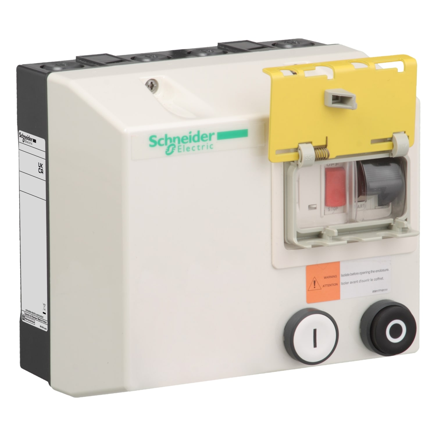 SCHNEIDER ELECTRIC - SNRDE1KS217A06A29 Involucro per avviatore TeSys LG - con 2 pulsanti - blocco con lucchetto