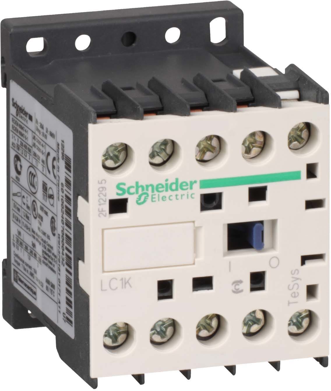 SCHNEIDER ELECTRIC - SNRLC1K0910U7 Contattore TeSys LC1K - 3P(3 NO) - AC3 - <= 440 V 9 A - 230...240 V AC