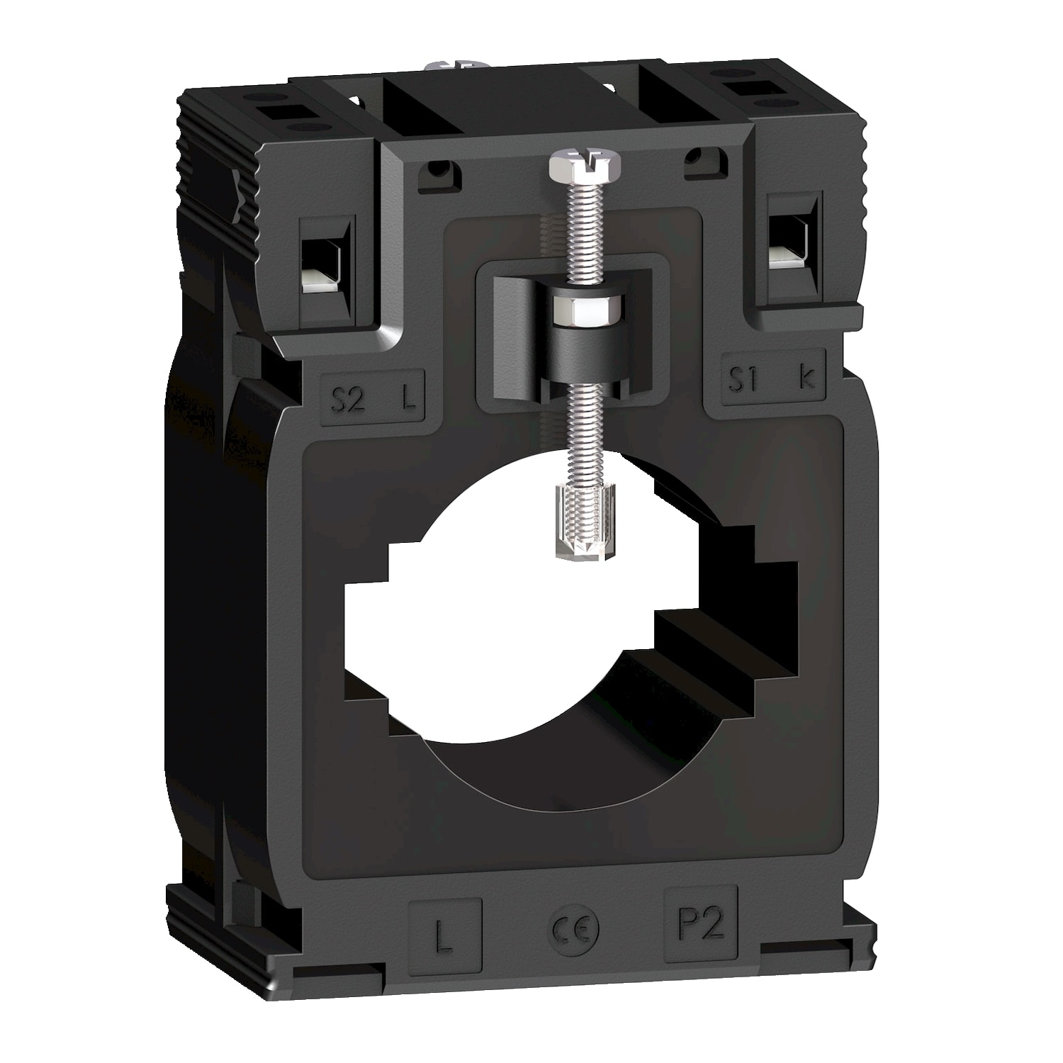 SCHNEIDER ELECTRIC - SNRMETSECT5MD080 Trasformatore Amperometrico tropical.- 800/5A- cavi d.40mm sbarre 12x50(20x40)mm