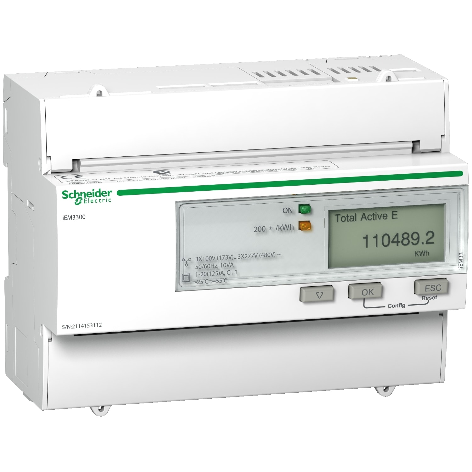 SCHNEIDER ELECTRIC - SNRA9MEM3300 IEM3300 3P+N INS.DIR. 125A E RESET