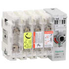 SCHNEIDER ELECTRIC - SNRGS2F4 Corpo int. sez. con fusibile TeSys GS2F - 4 poli - 50A - DIN 14 x 51 mm