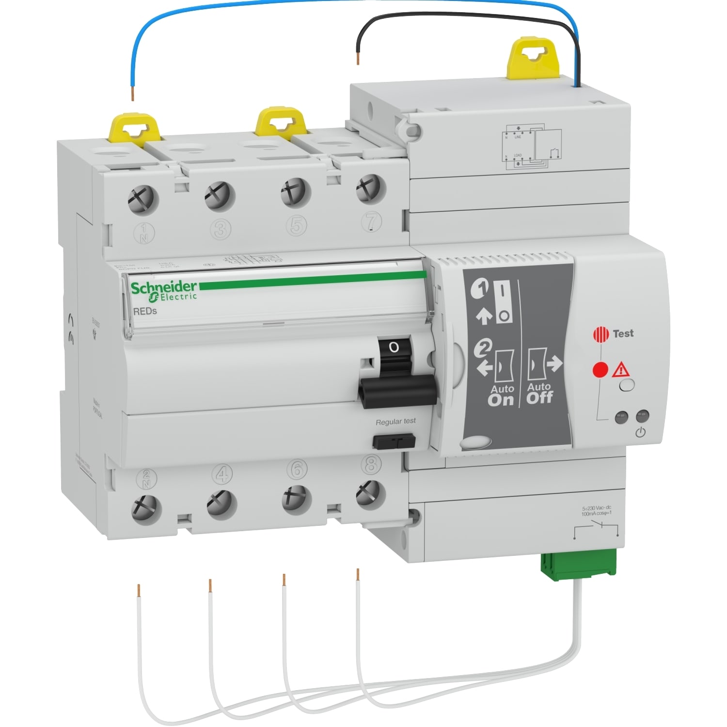 SCHNEIDER ELECTRIC - SNR18268 REDS 4P 63A 30MA CL.A