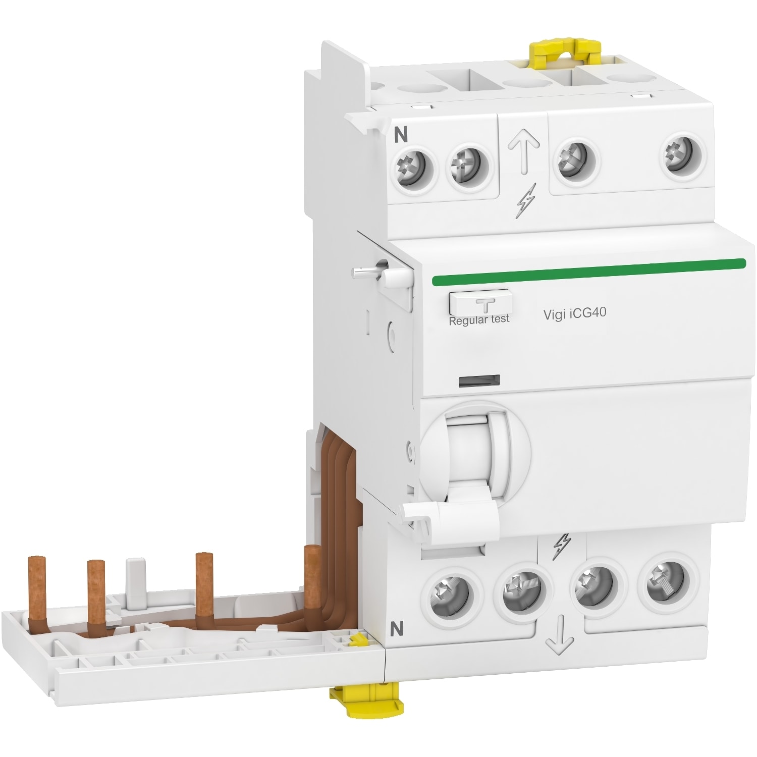 SCHNEIDER ELECTRIC - SNRA9Y70725 Blocco differenziale gruppo partenze Vigi iCG40 3P+N 25A 30mA Tipo A