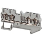 SCHNEIDER ELECTRIC - SNRNSYTRR24 Morsetto molla, 4pt, 2,5 mm² grigio