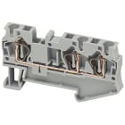 SCHNEIDER ELECTRIC - SNRNSYTRR43 Morsetto molla, 3pt, 4mm², grigio