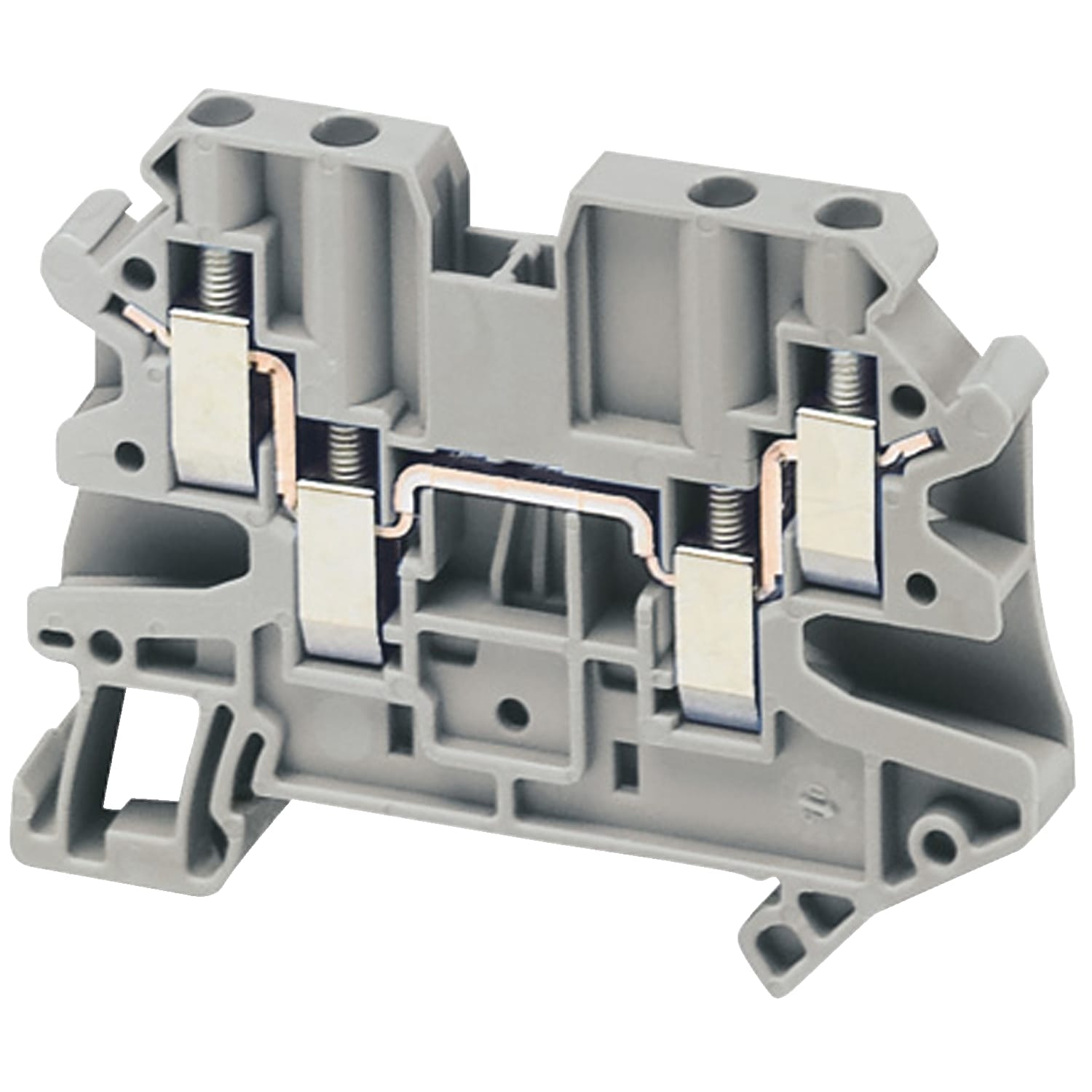 SCHNEIDER ELECTRIC - SNRNSYTRV44 Morsetto vite, 4pt, 4 mm² grigio