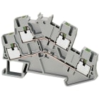 SCHNEIDER ELECTRIC - SNRNSYTRP24D MORS PUSH-IN 2PIANI 4PT 2,5MMQ GRIGIO