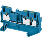 SCHNEIDER ELECTRIC - SNRNSYTRP23BL Morsetto Push-in, 3pt, 2,5 mm², blu