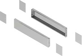 SCHNEIDER ELECTRIC - SNRNSYSPSX4100SF PAN LAT ZOCCOLO INOX P400XH100 304L