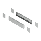SCHNEIDER ELECTRIC - SNRNSYSPSX5100SF PAN LAT ZOCCOLO INOX P500XH100 304L