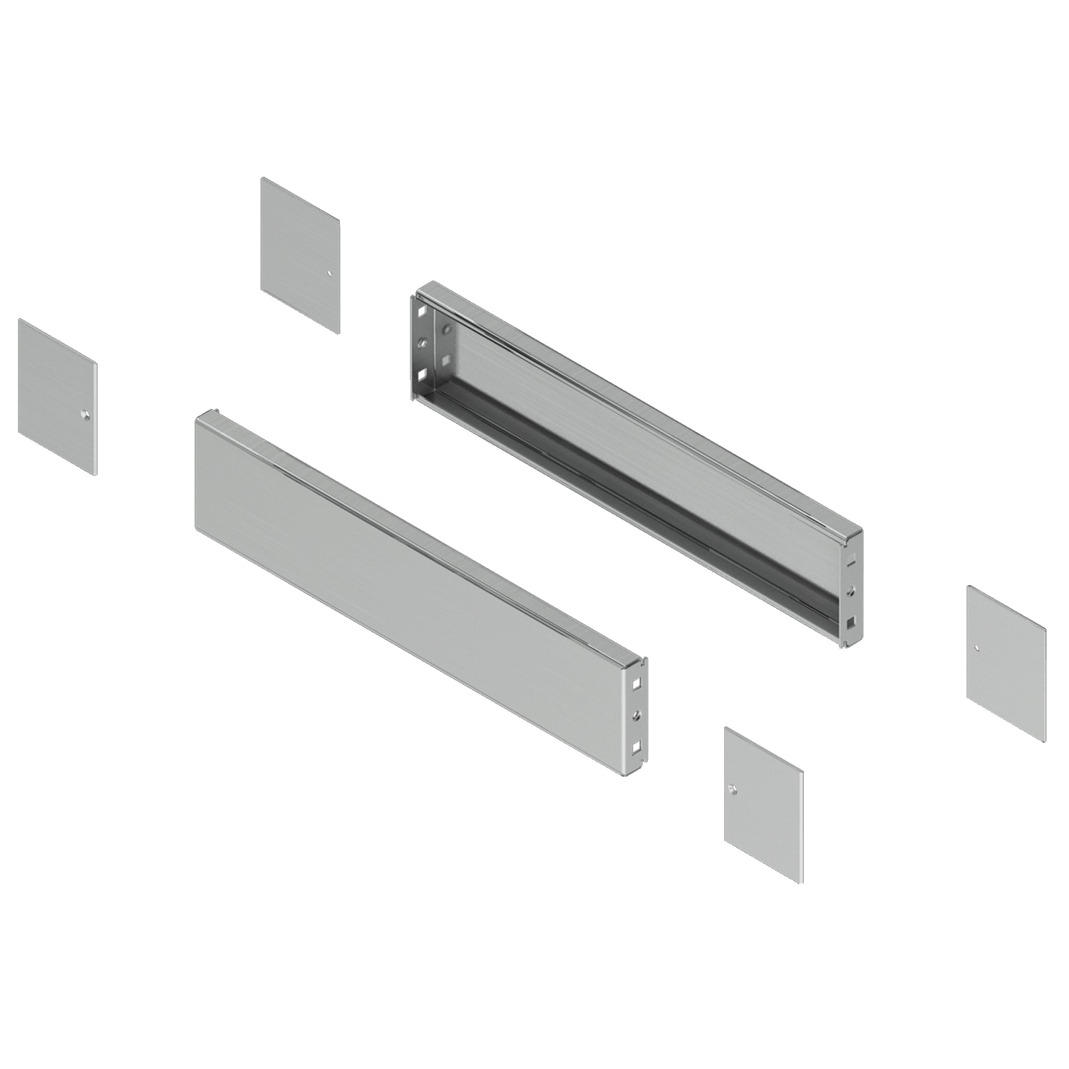 SCHNEIDER ELECTRIC - SNRNSYSPSX4100H Pannello laterale zoccolo inox P400xH100 316L