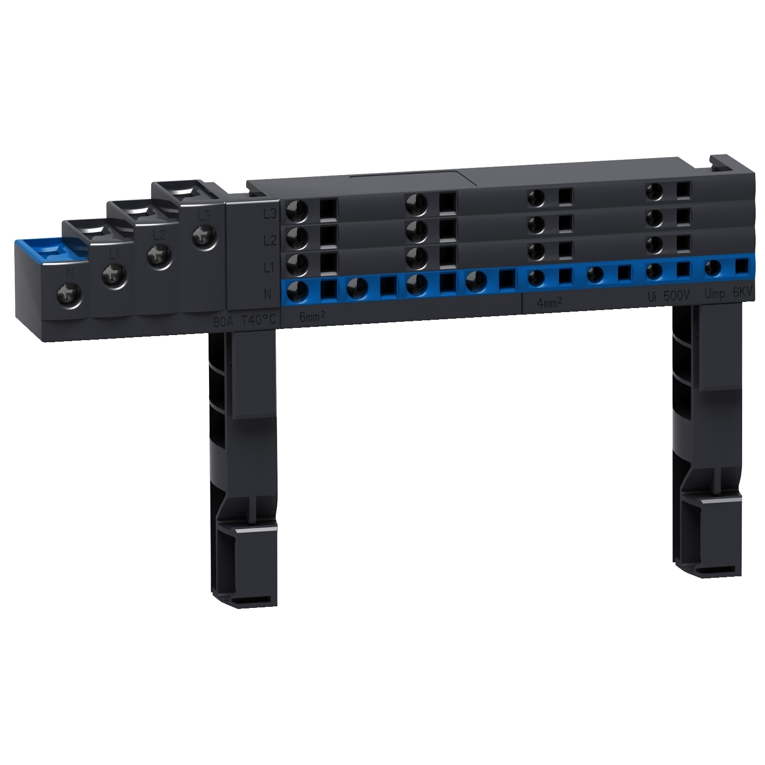 SCHNEIDER ELECTRIC - SNRLVS04008 MULTICLIP 4P 63A 1/2 FILA
