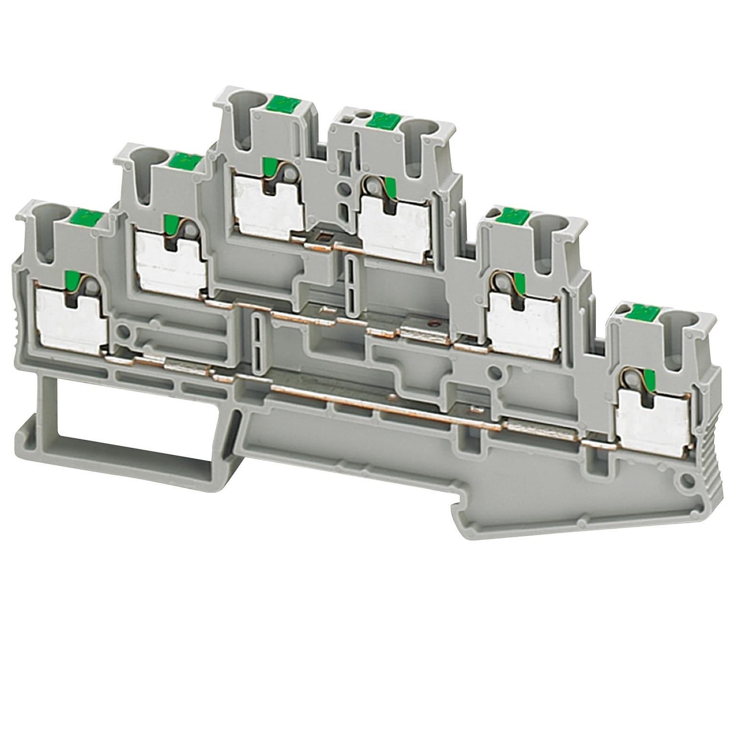 SCHNEIDER ELECTRIC - SNRNSYTRP26T Morsetto Push-in, 2,5 mm², 20 A 3 livelli 3x3- grigio