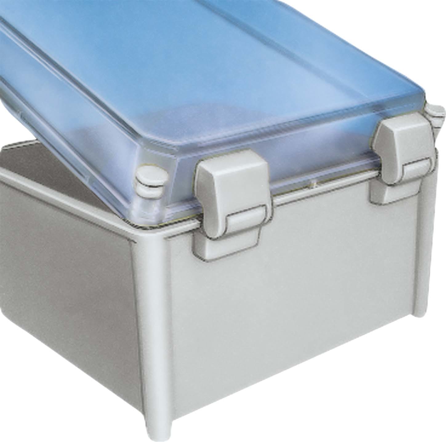 SCHNEIDER ELECTRIC - SNRNSYBE27G Set di 2 cerniere esterne in plastica per cassetta PLS