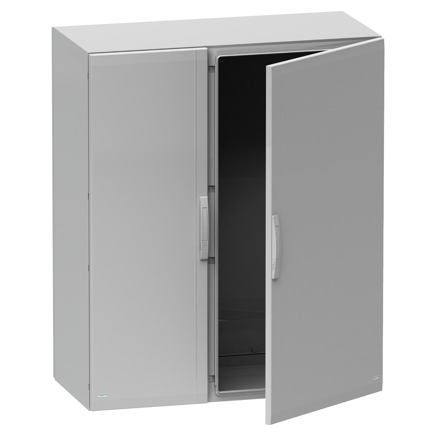 SCHNEIDER ELECTRIC - SNRNSYPLA15104G Armadio in poliestere, PanelSeT PLA, porta piena, completamente chiuso, 1500x1000x420mm, IP65, IK10