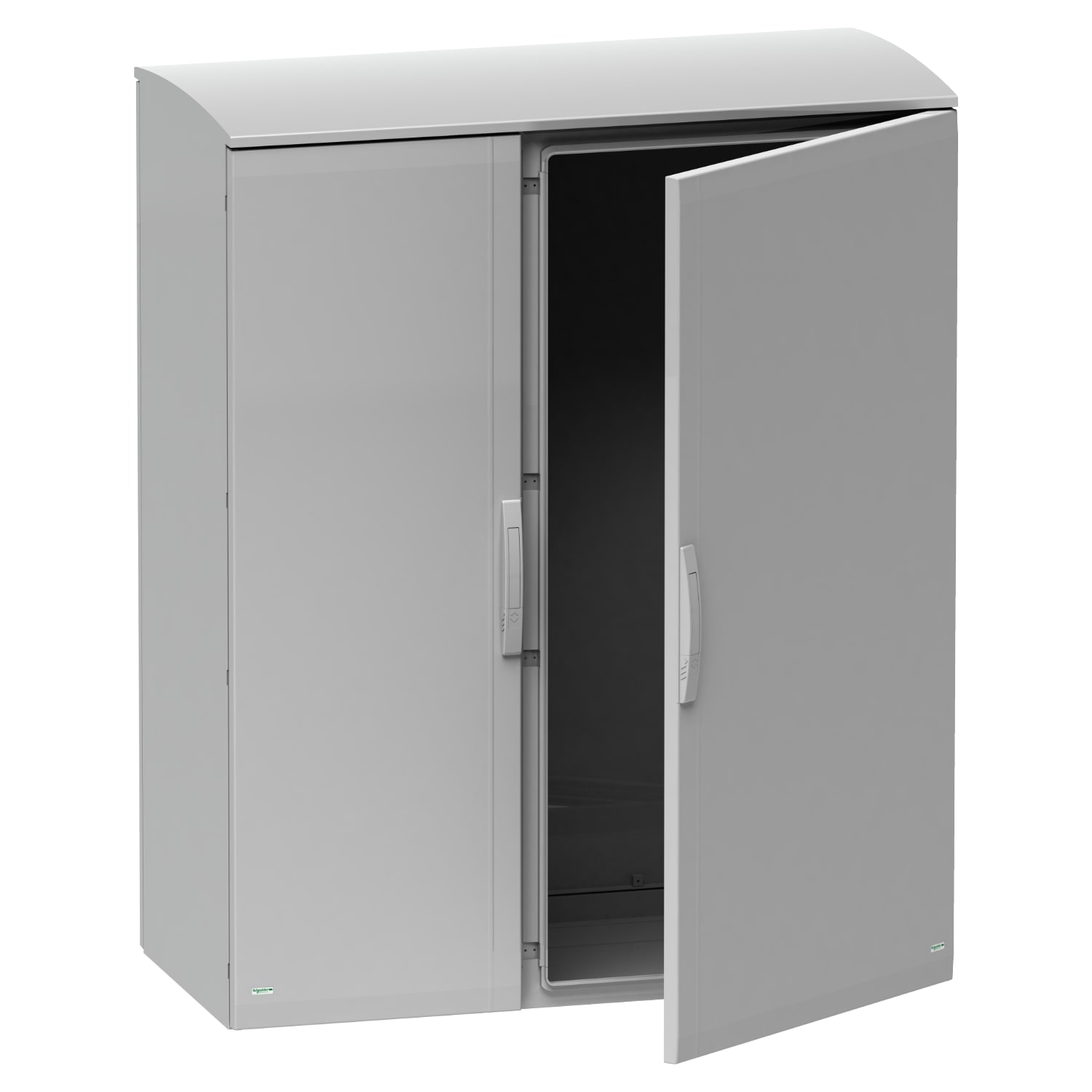 SCHNEIDER ELECTRIC - SNRNSYPLAT7124G Armadio in poliestere, PanelSeT PLA, porta piena, tetto ventilato, 750x1250x420 mm, IP44, IK10