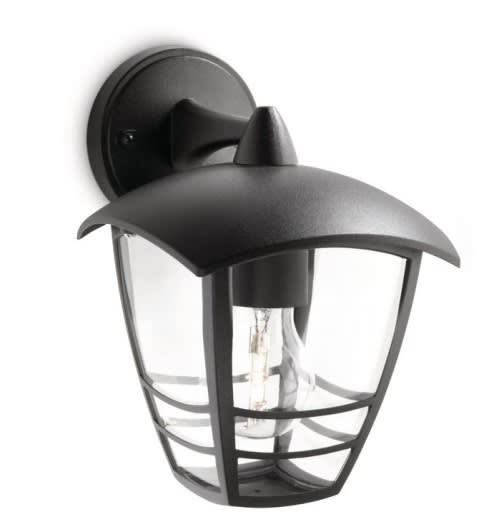 SIGNIFY ITALY SPA - PCL153813016 CREEK LAMPADA A MURO NERO IN ALLUMINIO