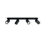 SIGNIFY ITALY SPA - PCL5058430PN PONGEE FARETTO 4 LUCI NERO IN METALLO