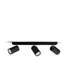 SIGNIFY ITALY SPA - PCL5059330PN KOSIPO FARETTO 3 LUCI NERO IN METALLO
