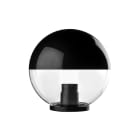 ROSSINI - RSSPED002RIF DIFFUSORE BOLLARD CRISTALLO/NERO E27 IP44 25CM