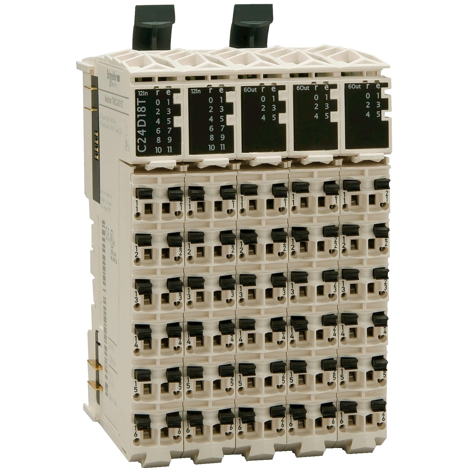 SCHNEIDER ELECTRIC - SNRTM5C12D8T Blocco esp. I/O comp 20 I/O-12 ingressi digit.-8 uscite dig. transistor
