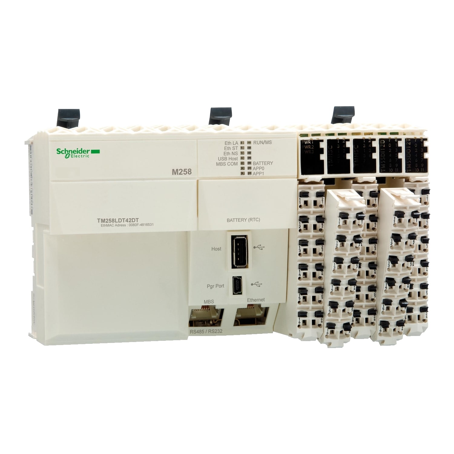 SCHNEIDER ELECTRIC - SNRTM258LD42DT BASE COMPATTA M258 42IO 24VDC