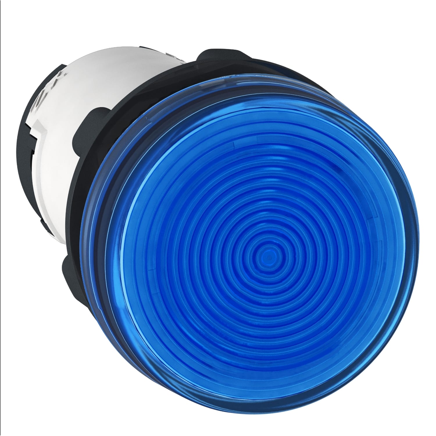 SCHNEIDER ELECTRIC - SNRXB7EV66P Monolithic pilot light, Harmony XB7, plastic, blue, 22mm, plain lens for BA9s bulb, lt 250V