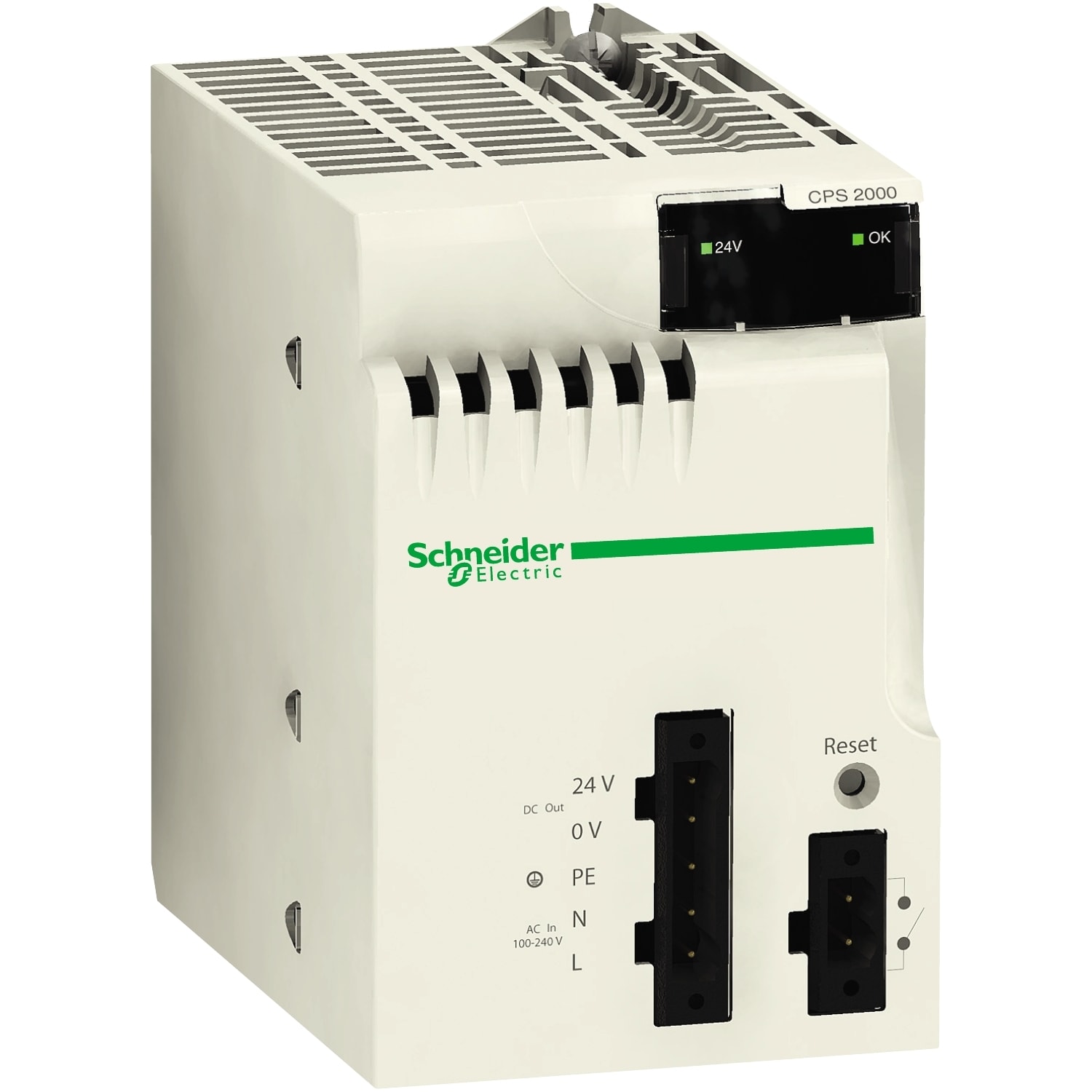 SCHNEIDER ELECTRIC - SNRBMXCPS2000 M340-Stromversorgungsmodul, 100-240V AC,