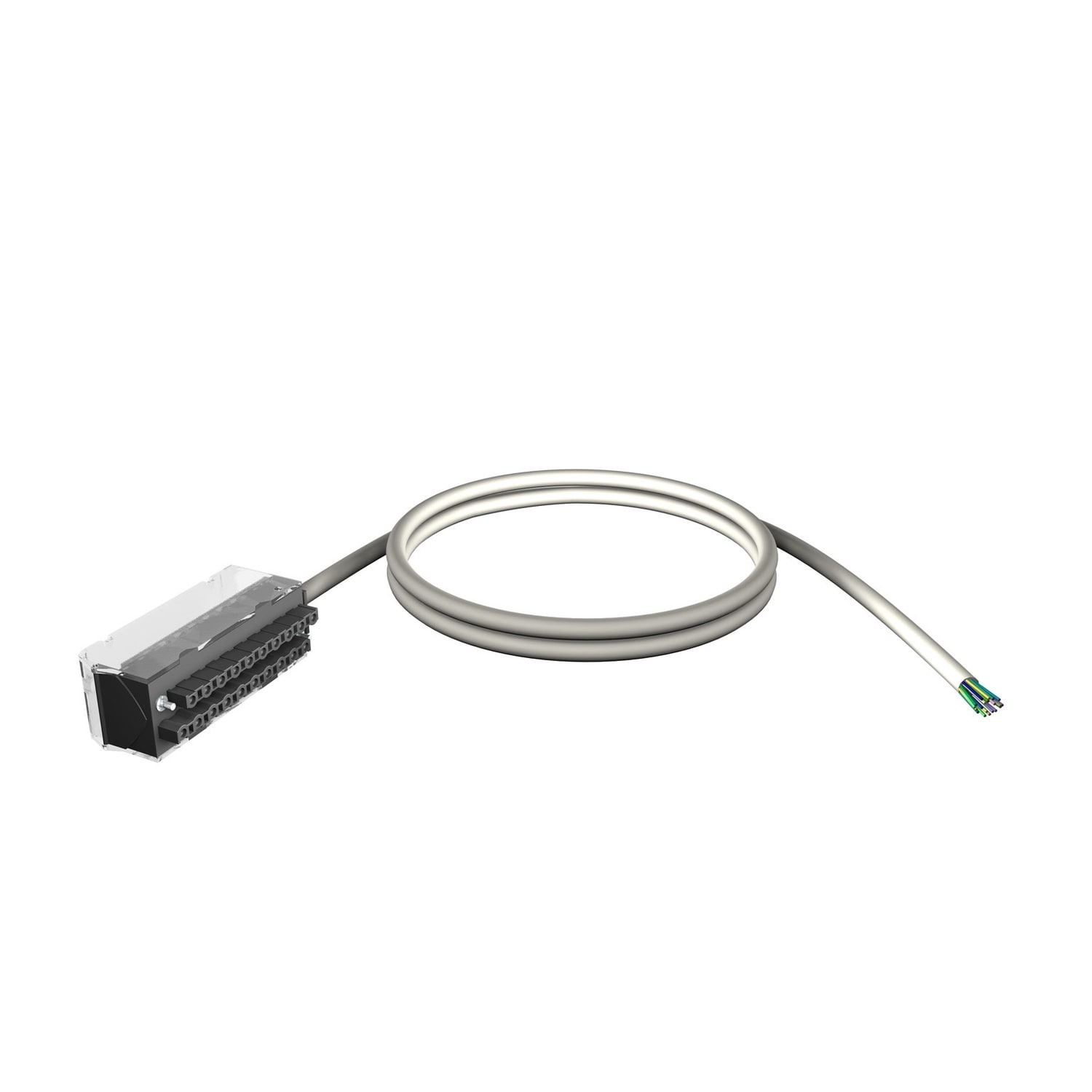 SCHNEIDER ELECTRIC - SNRBMXFTW301S Set cablaggio - connettore 20 vie - fili liberi su 1 estr. - Per M340 I/O - 3 m
