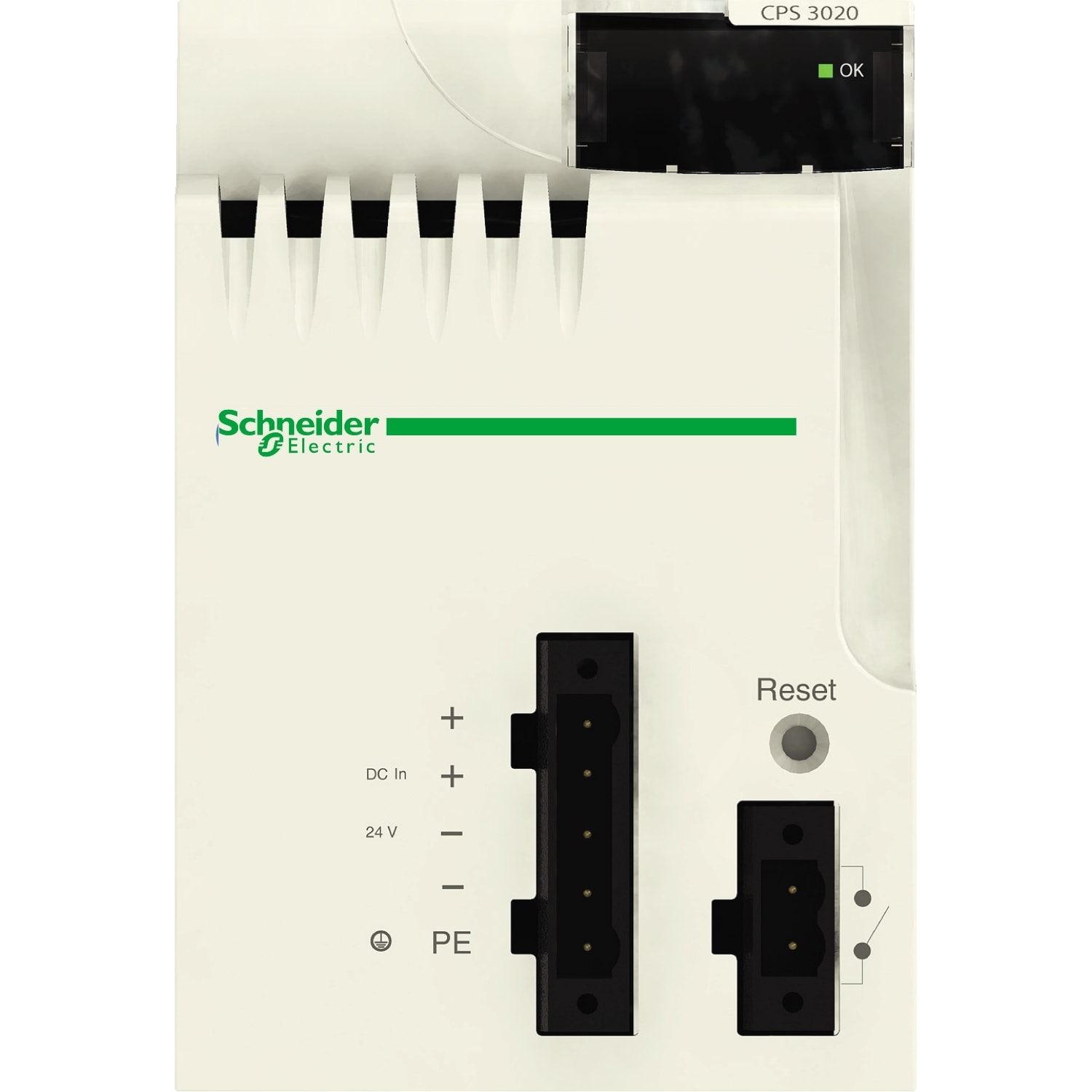 SCHNEIDER ELECTRIC - SNRBMXCPS3020 power supply module, Modicon X80, 24 to 48V DC, 31.2W