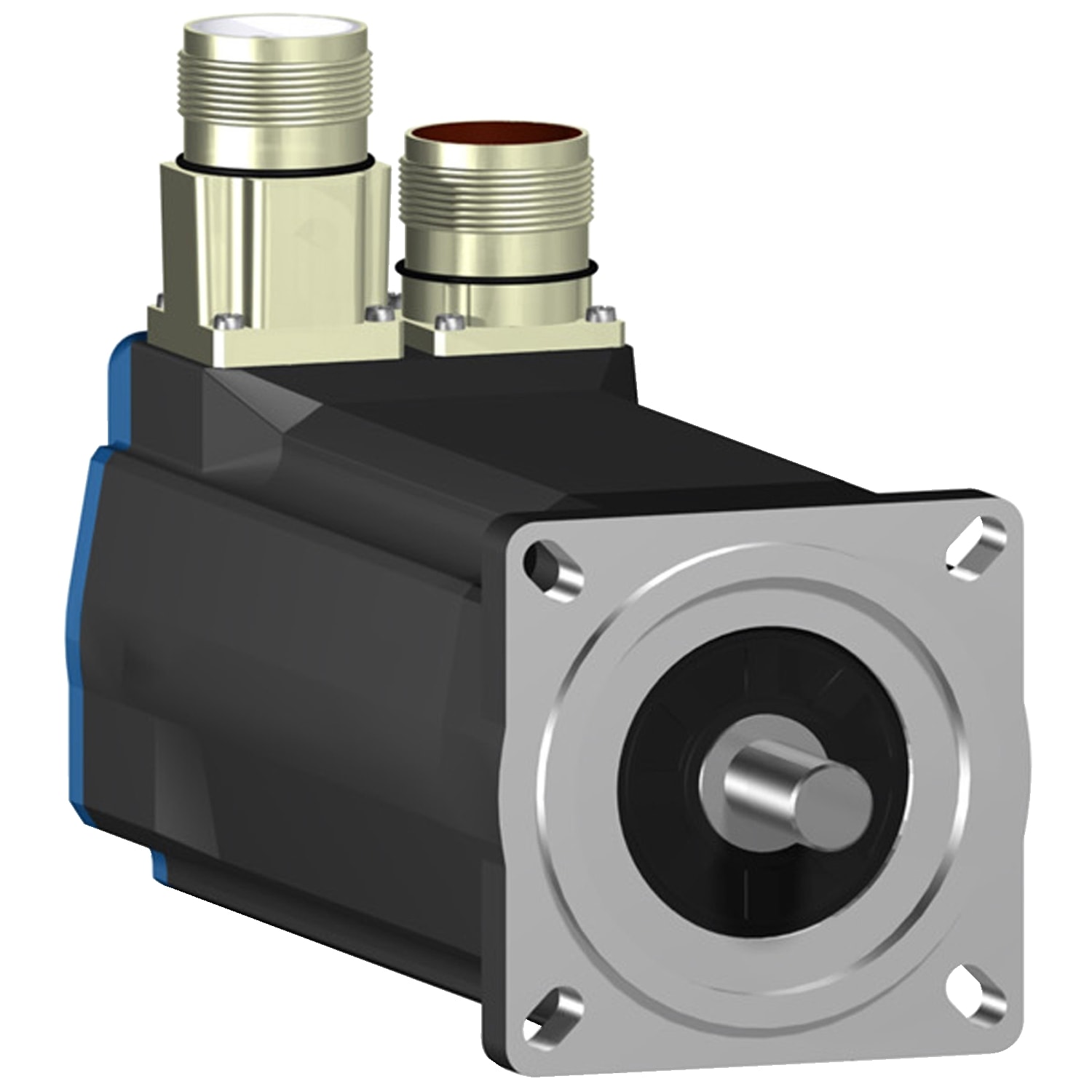 SCHNEIDER ELECTRIC - SNRBSH0702P11A2A Servomotore BSH070 2,2Nm albero con chiavetta IP54 SingleT 128 Sin/Cos no freno connettori 90°