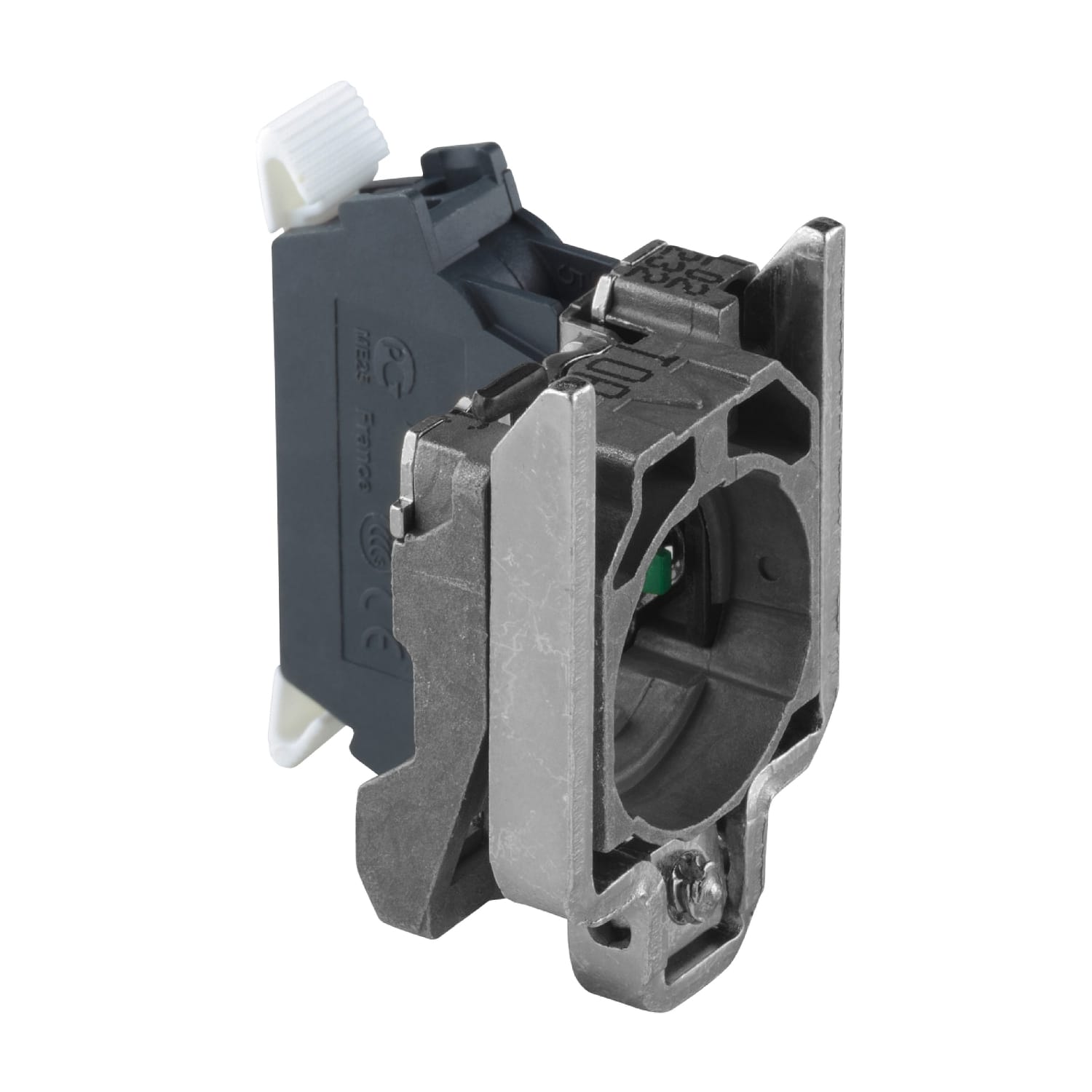 SCHNEIDER ELECTRIC - SNRZB4BZ1025 Corpo contatti, Harmony XB4, contatto singolo, con base di fissaggio, metallo, 1 NC, contatti Push-in