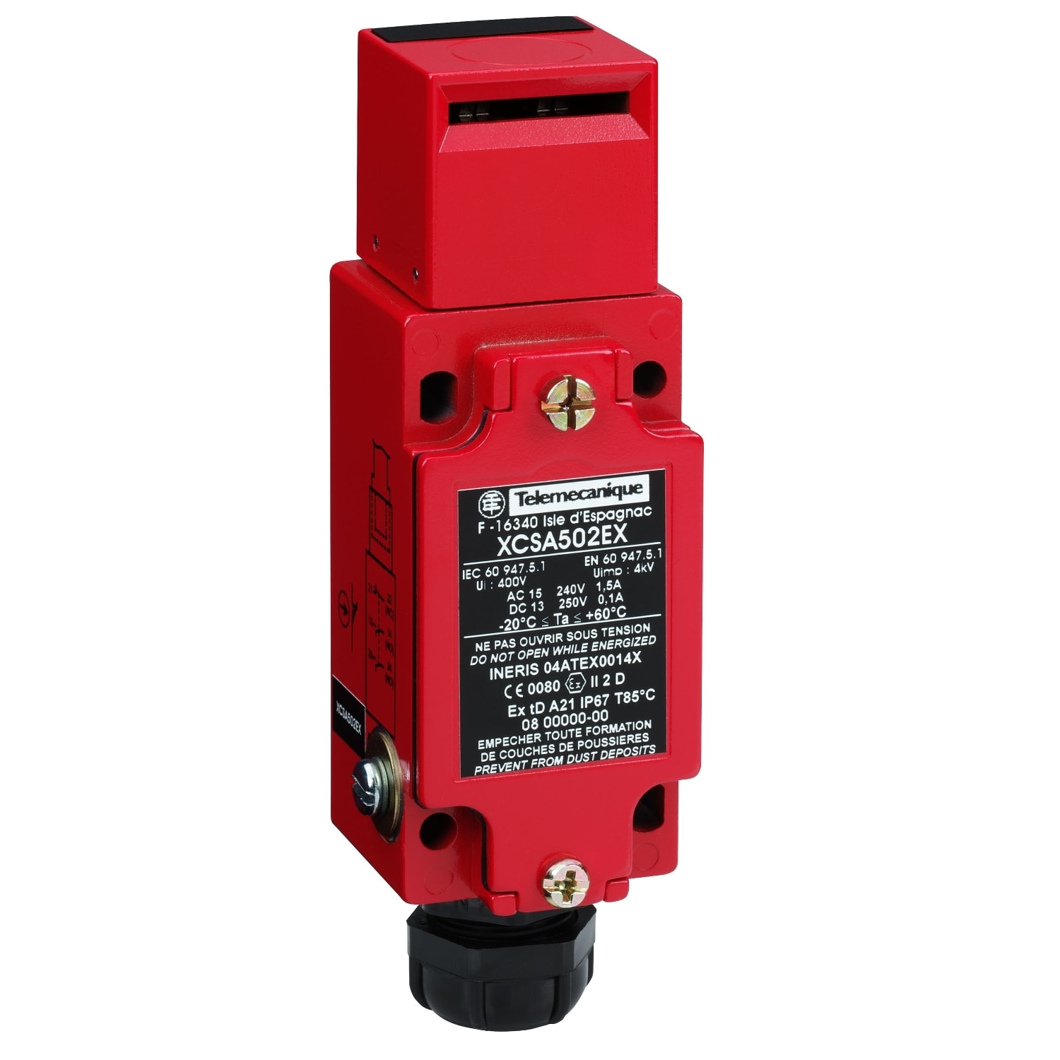 YAGEO TMSS ITALY SRL - TSIXCSA702EX METAL LIMIT SWITCH NO LOC EX D