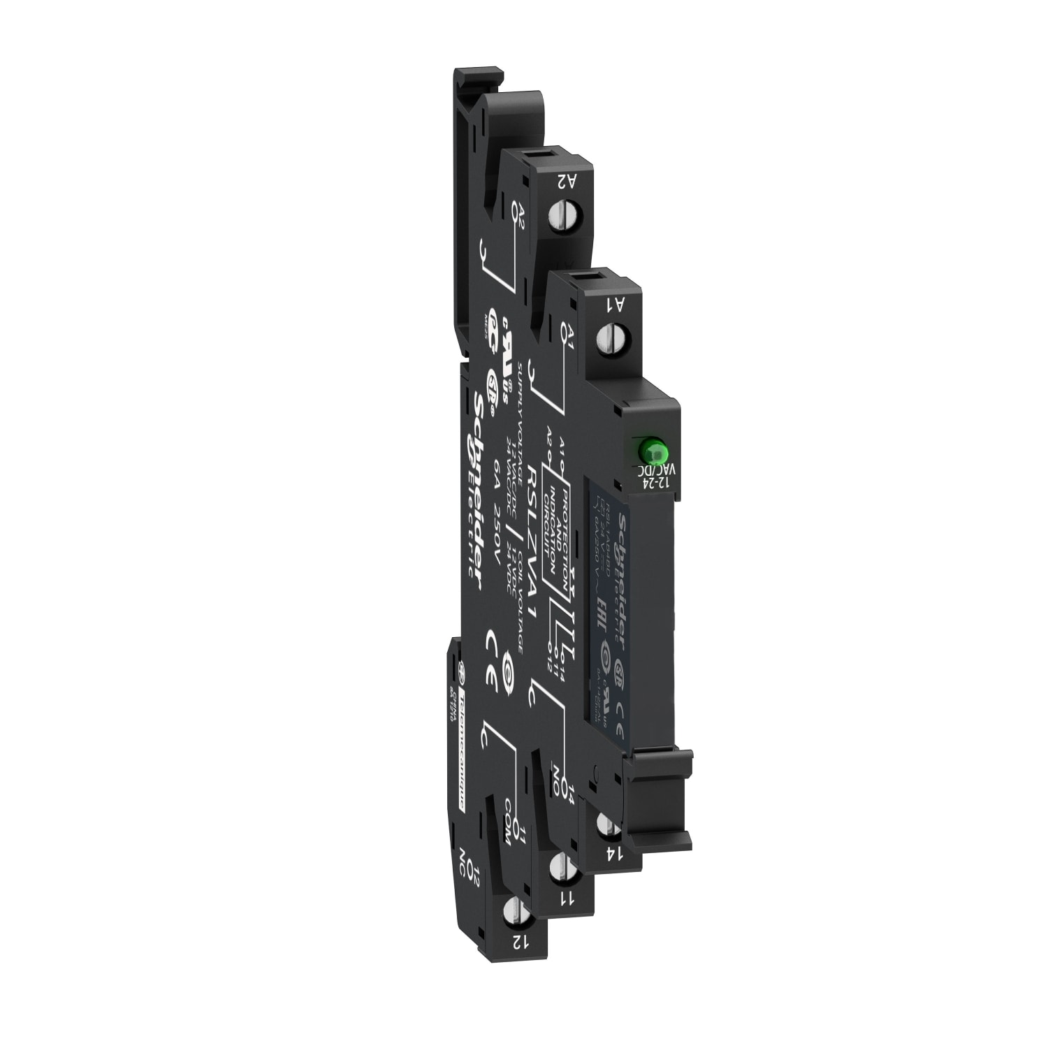 SCHNEIDER ELECTRIC - SNRRSL1PVBU RELE 1NO+1NC+BASE 24 VITE