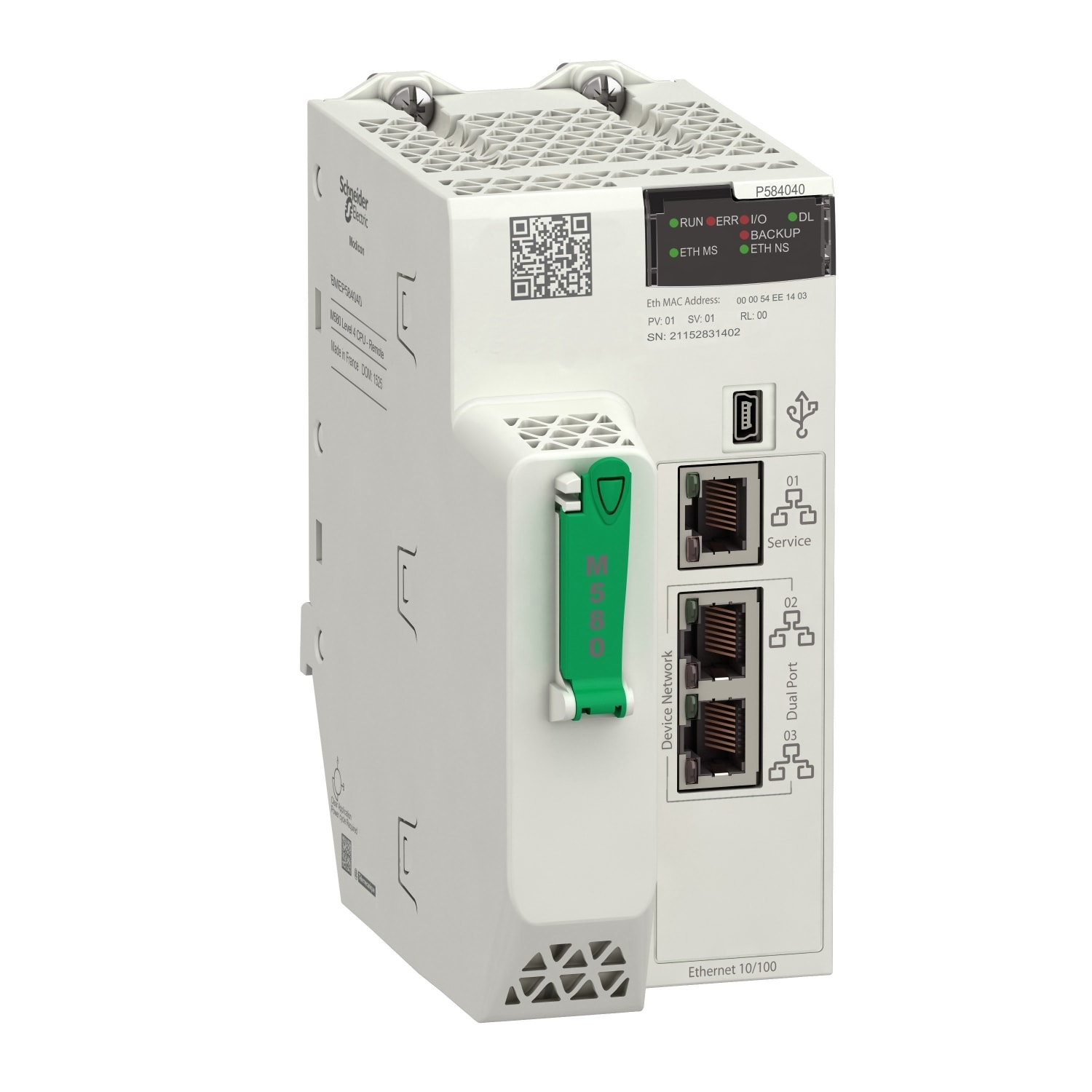 SCHNEIDER ELECTRIC - SNRBMEP584040 CPU M580 L4 I/O DISTRIBUITI E REMOTI