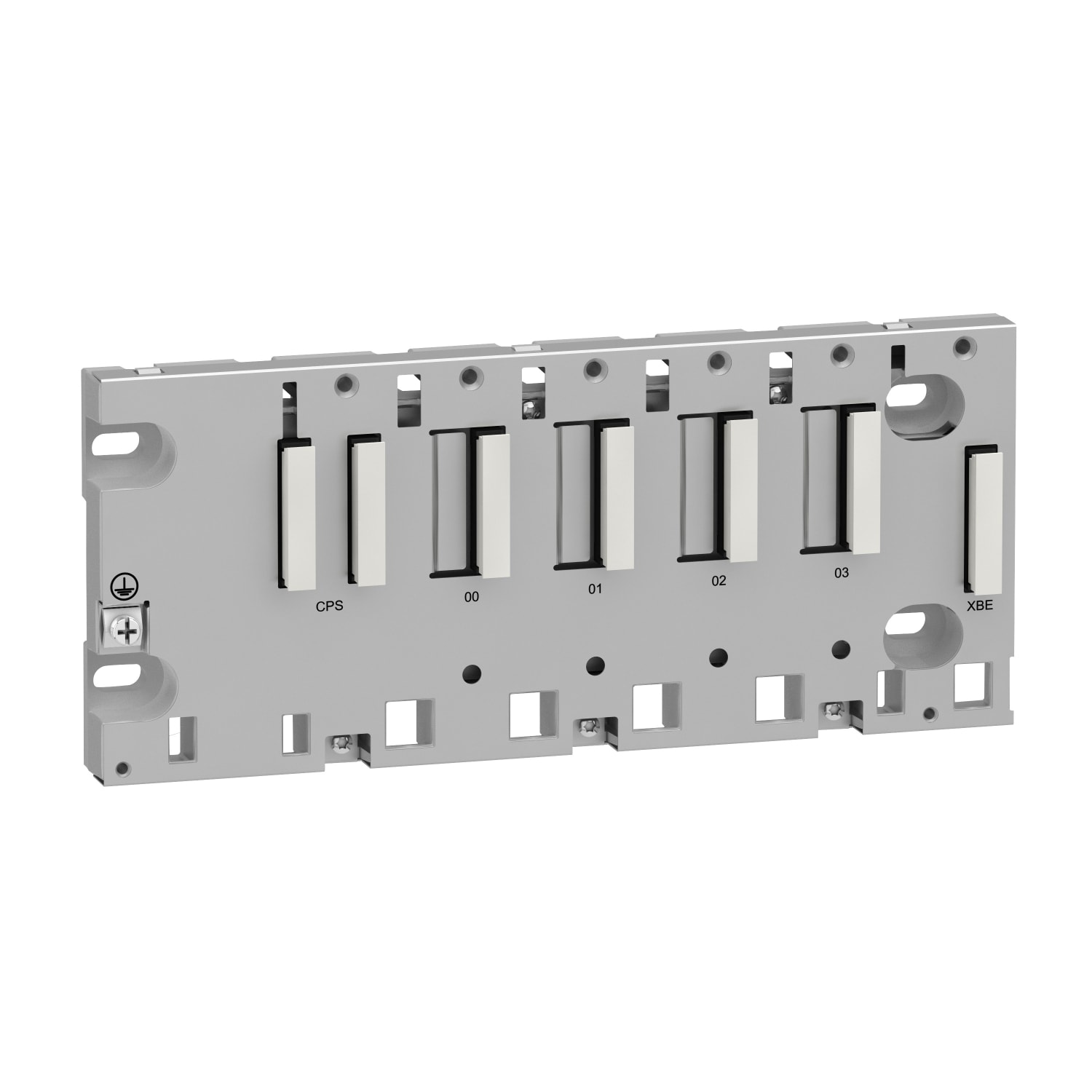 SCHNEIDER ELECTRIC - SNRBMXXBP0400 Backplane, Modicon X80 automation platform, 4 slots, panel, plate or DIN rail mounting