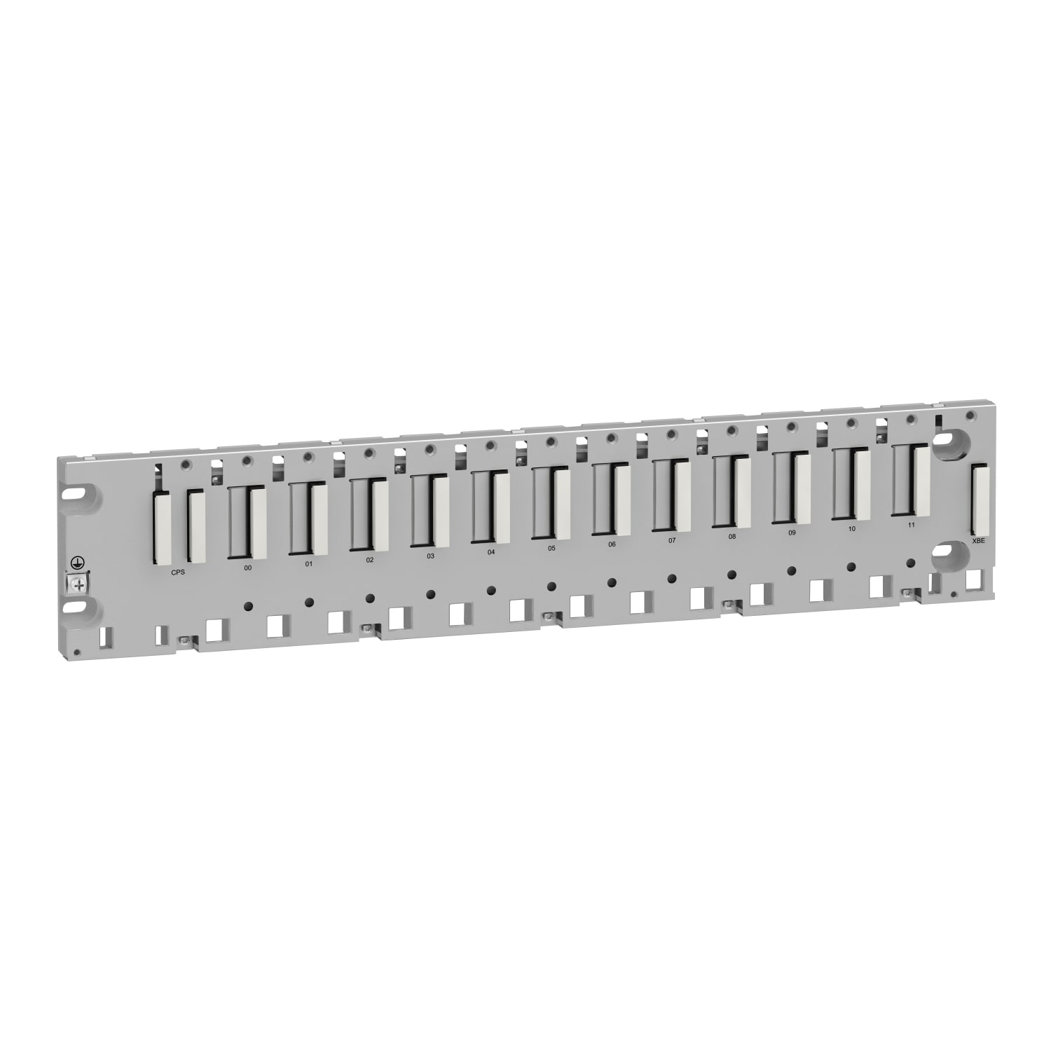 SCHNEIDER ELECTRIC - SNRBMXXBP1200 Backplane, Modicon X80, 12 slots, panel, mounting plate mounted