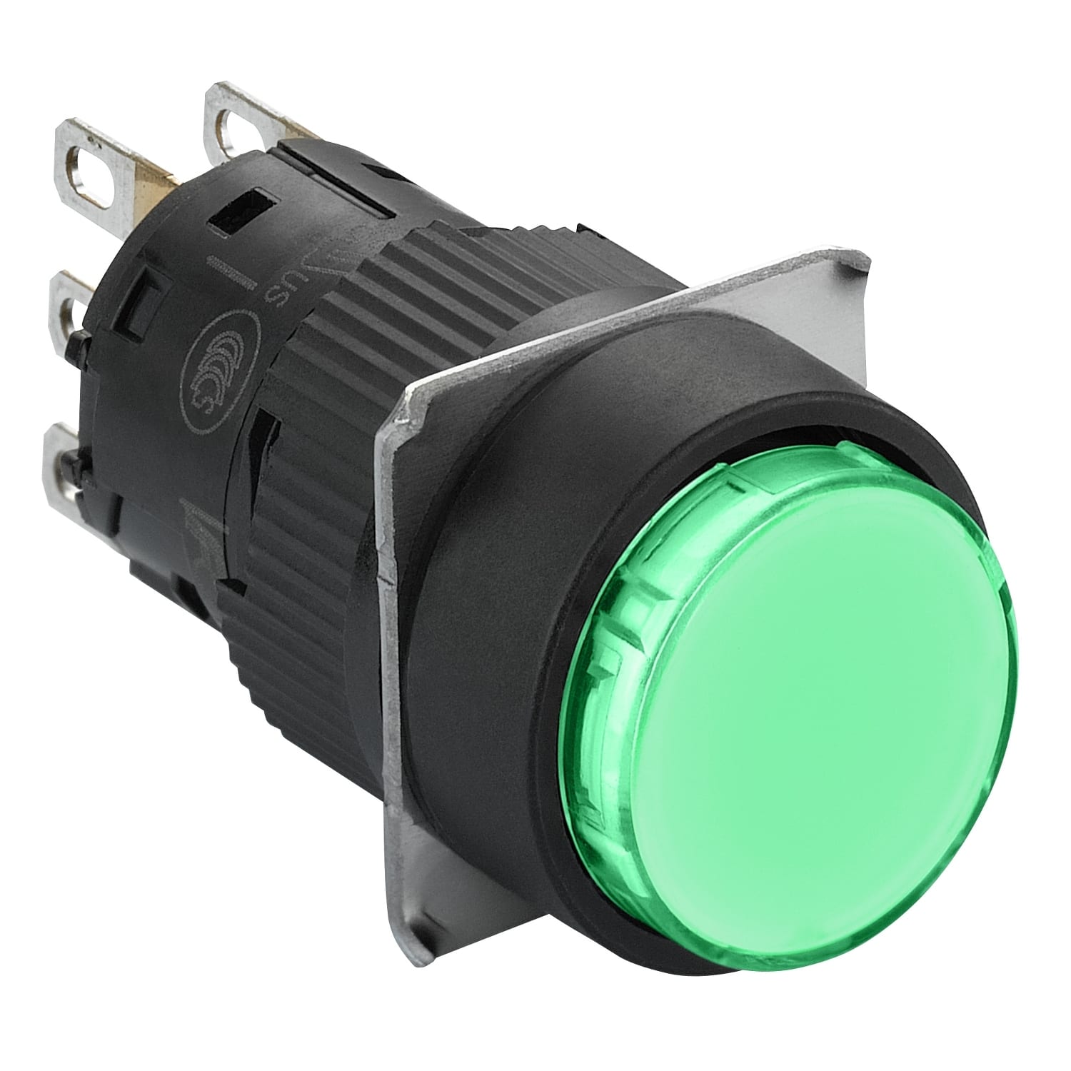 SCHNEIDER ELECTRIC - SNRXB6EAW3B1P Pulsante luminoso verde Ø16 - filoghiera ad impulso - 24V - 1 NC/NO