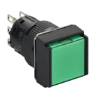 SCHNEIDER ELECTRIC - SNRXB6ECW3B1P Pulsante luminoso verde Ø16 - filoghiera ad impulso - 24V - 1 NC/NO