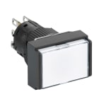 SCHNEIDER ELECTRIC - SNRXB6EDW1B1P Pulsante luminoso bianco Ø16 - filoghiera ad impulso - 24V - 1 NC/NO