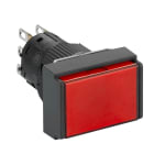 SCHNEIDER ELECTRIC - SNRXB6EDW4B1P Pulsante luminoso rosso Ø16 - filoghiera ad impulso - 24V - 1 NC/NO