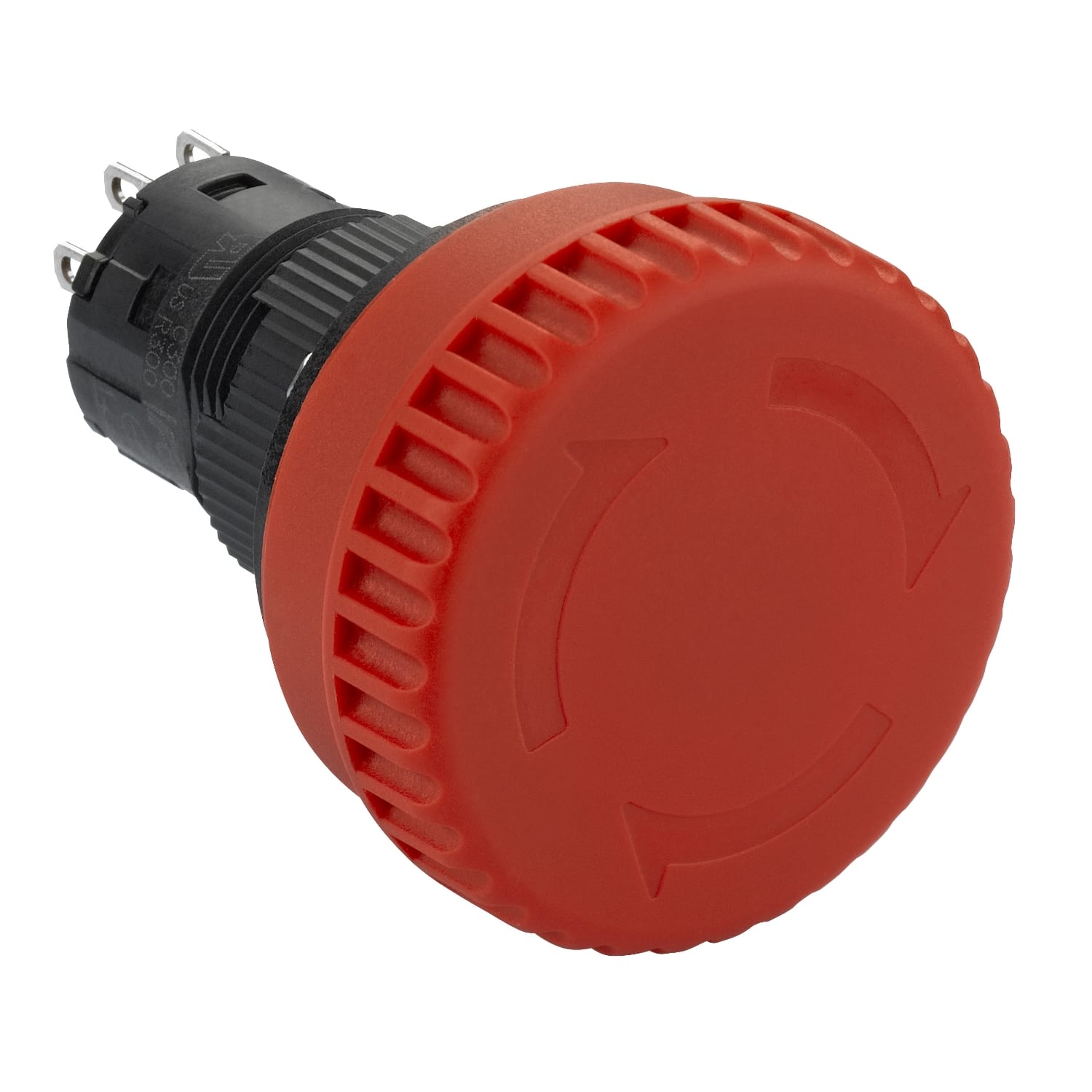 SCHNEIDER ELECTRIC - SNRXB6ETI523P Arresto di emergenza Ø16mm luminoso 24V testa Ø32 MM,sblocco rotazione 2 NC