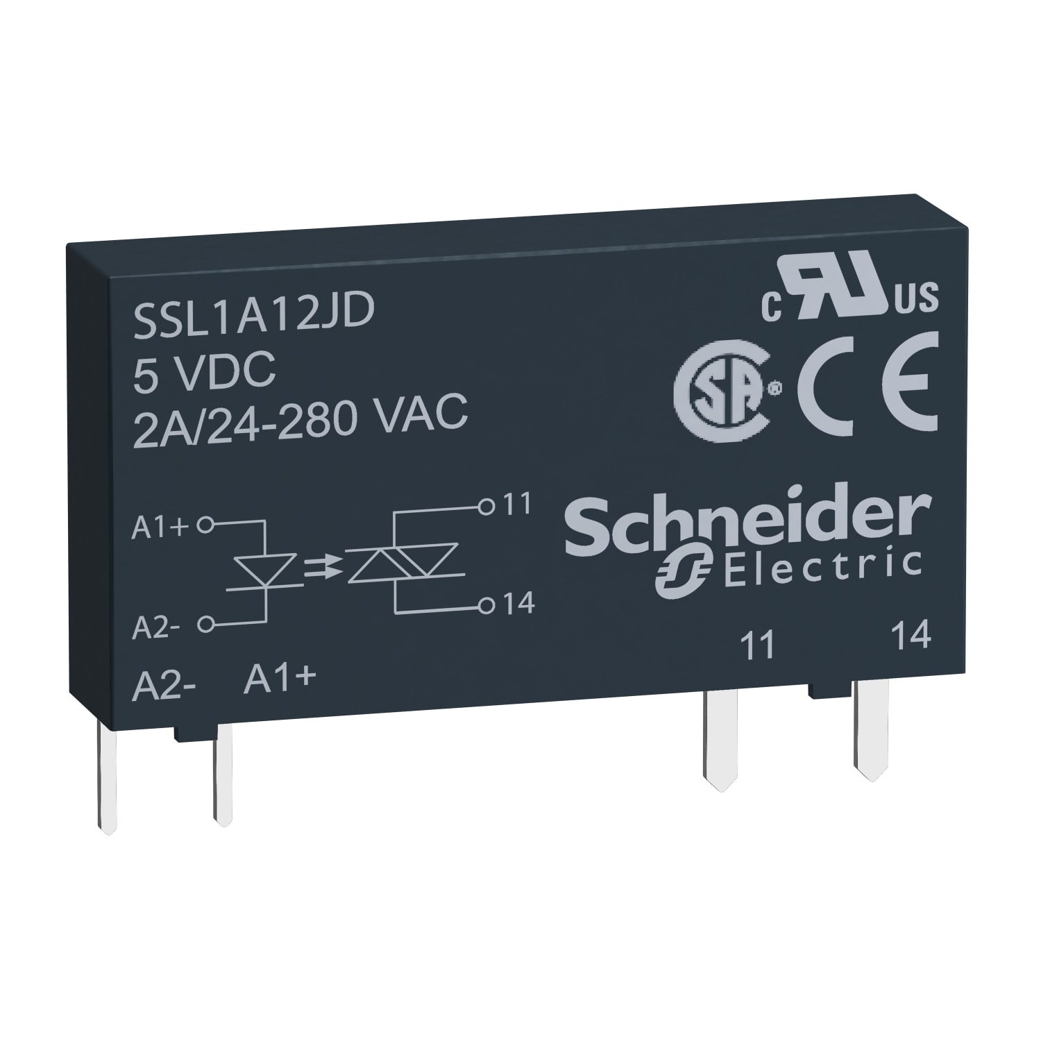 SCHNEIDER ELECTRIC - SNRSSL1A12JD RELE STATICO 1NO 280V 2A 12VDC