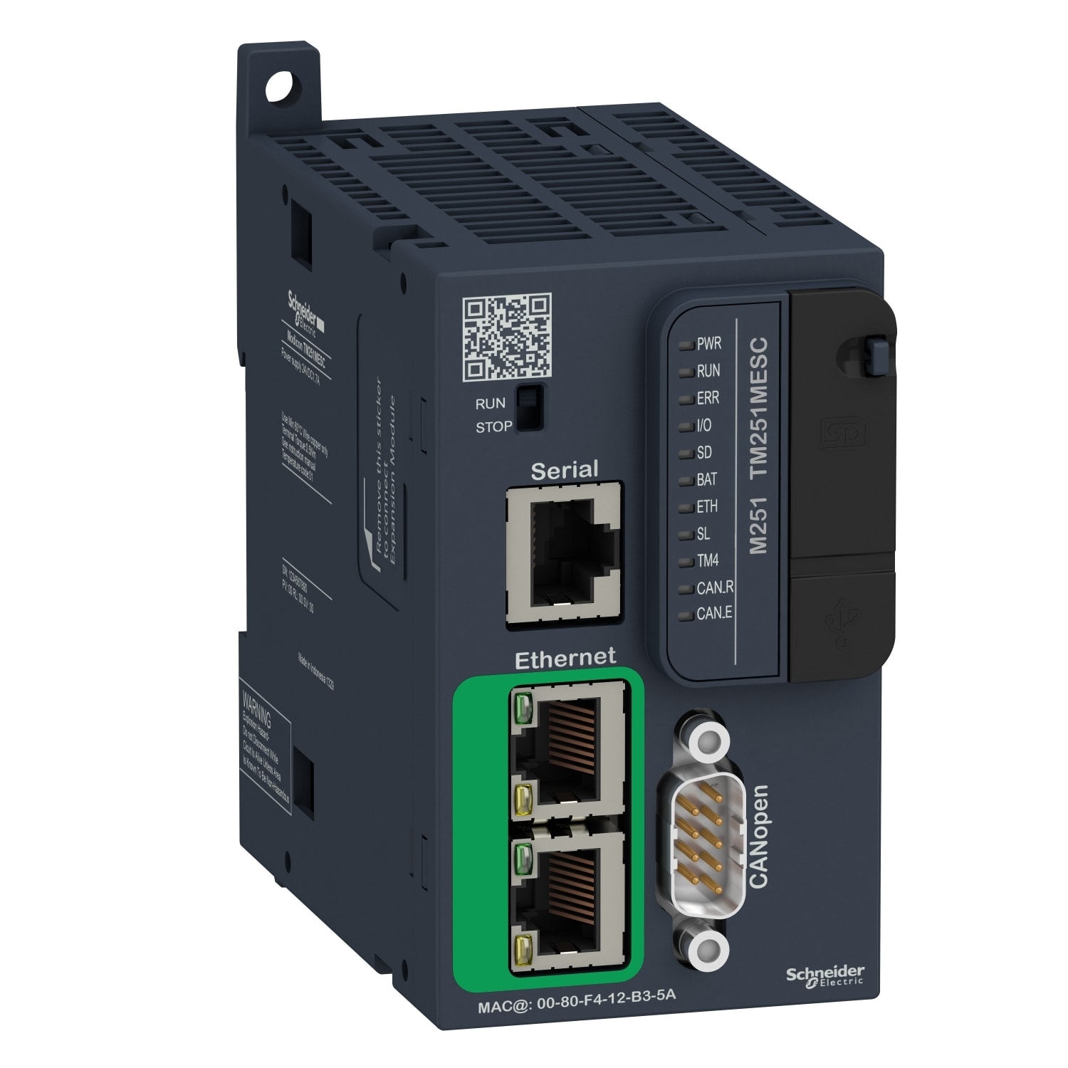 SCHNEIDER ELECTRIC - SNRTM251MESC CONTROLLORE M251 ETHERNET CAN